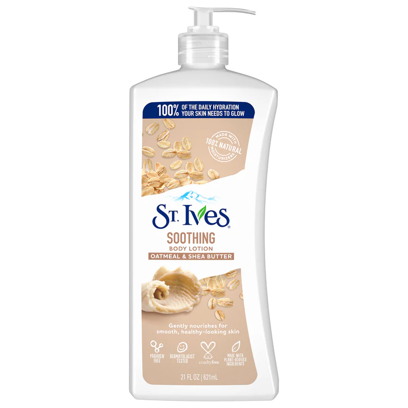 St. Ives Nourish & Soothe Oatmeal and Shea Butter Body Lotion 621ml - Image 1