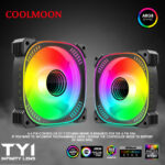 COOLMOON TY1 INFINITY LENS ARGB FAN