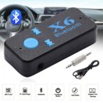 BT-X6 Bluetooth 5.0+DVR Stereo Audio Receiver Aux With 3.5mm Jack Car Receiver
