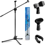 2 in-1 Dual-Use  Wired Wireless Professional Boom Microphone Stand