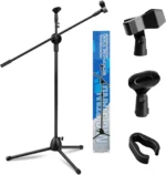 2 in-1 Dual-Use  Wired Wireless Professional Boom Microphone Stand